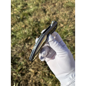 PLUS+ колекційний складний ніж ручної роботи студії KUSTOM KNIVES Damasteel Bifrost 61 - 62 HRC Crio, 2-й варіант - RWL34 HRC 62 Crio. Photo 2